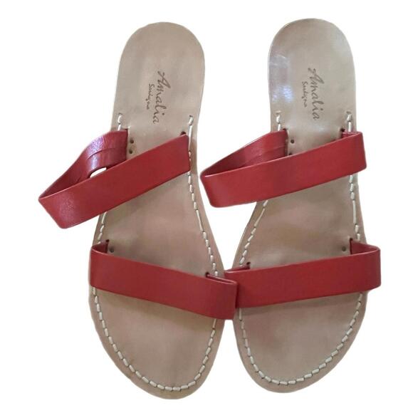 Amalia Sardegna Hand Made Leather Sandals from Italy - sz40 - Picture 1 of 5